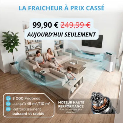 Midea PortaSplit – Refroidit comme une clim fixe, se branche comme un ventilateur