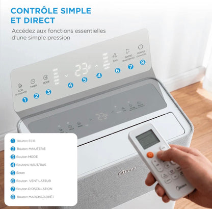 Midea PortaSplit – Refroidit comme une clim fixe, se branche comme un ventilateur