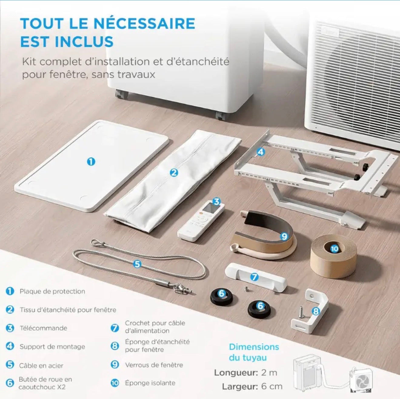 Midea PortaSplit – Refroidit comme une clim fixe, se branche comme un ventilateur